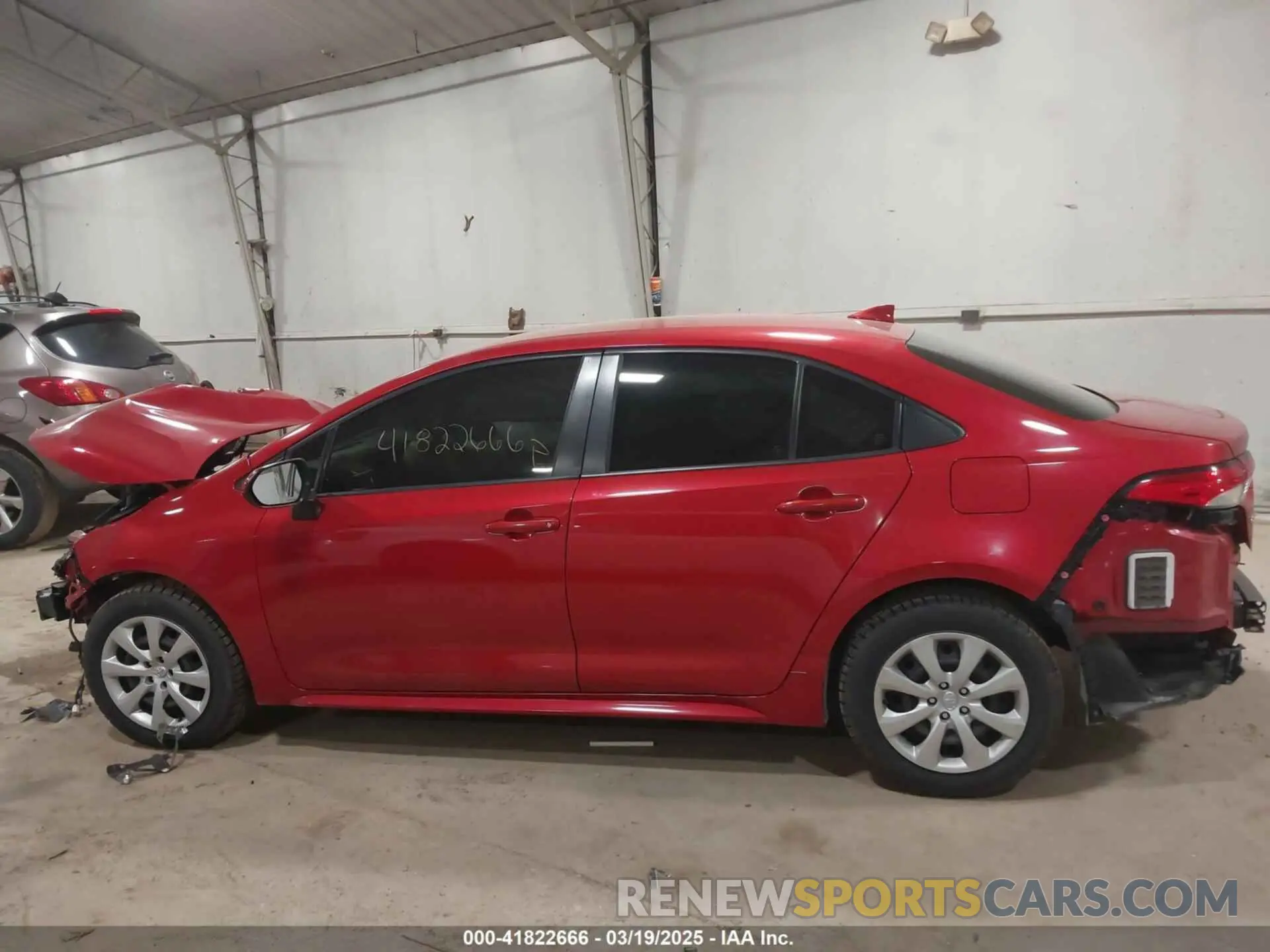 14 fotografías del automóvil dañado JTDEPRAE3LJ027496 TOYOTA COROLLA 2020