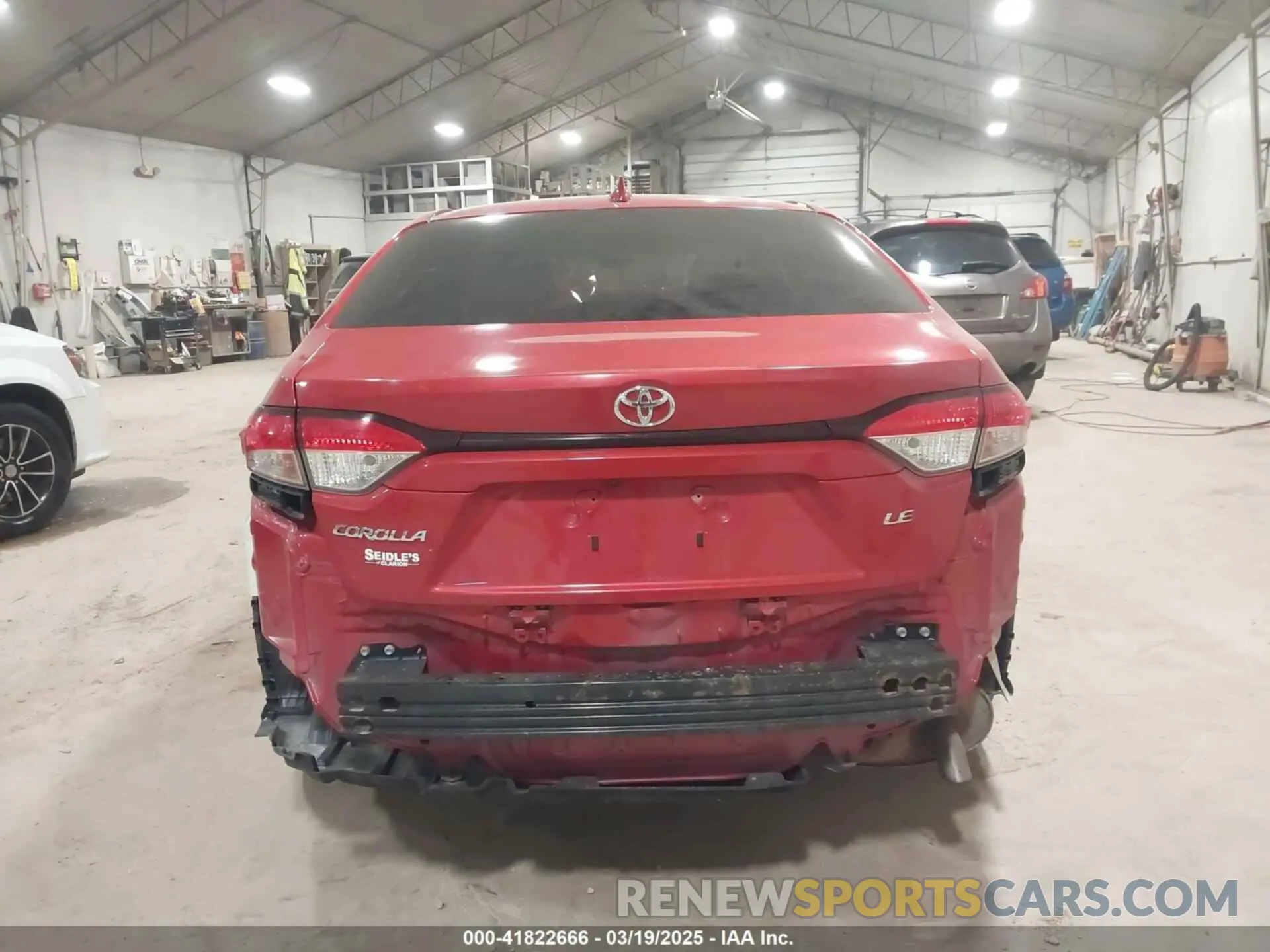 16 fotografías del automóvil dañado JTDEPRAE3LJ027496 TOYOTA COROLLA 2020