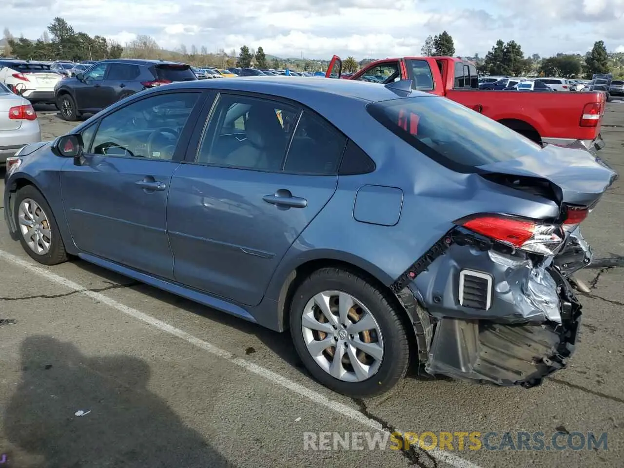 2 fotografías del automóvil dañado JTDEPRAE3LJ028938 TOYOTA COROLLA 2020