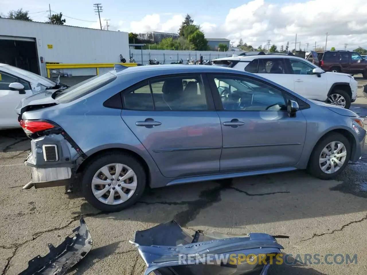3 fotografías del automóvil dañado JTDEPRAE3LJ028938 TOYOTA COROLLA 2020