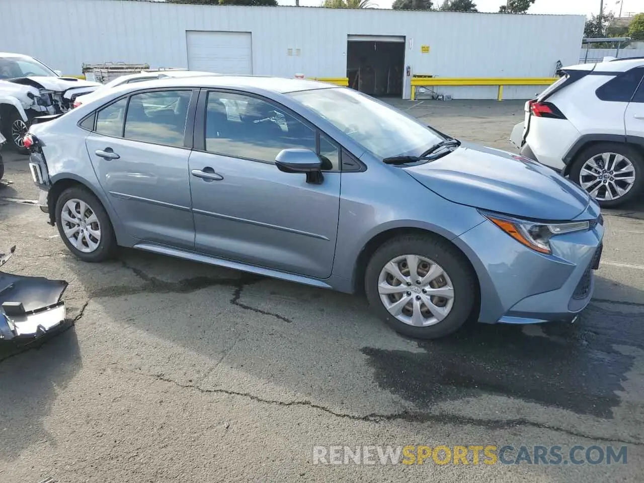 4 fotografías del automóvil dañado JTDEPRAE3LJ028938 TOYOTA COROLLA 2020
