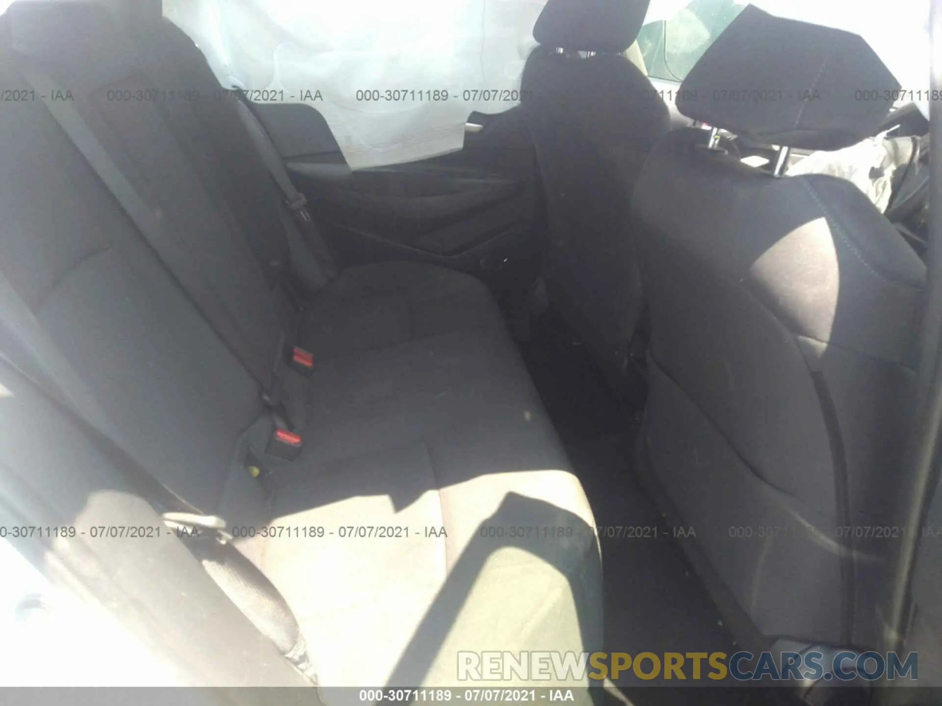 8 fotografías del automóvil dañado JTDEPRAE3LJ036103 TOYOTA COROLLA 2020