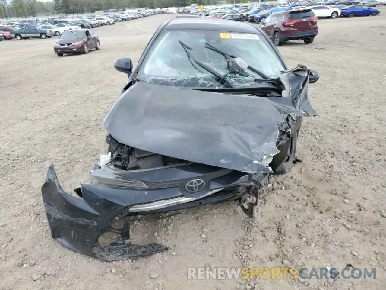 5 fotografías del automóvil dañado JTDEPRAE3LJ036473 TOYOTA COROLLA 2020