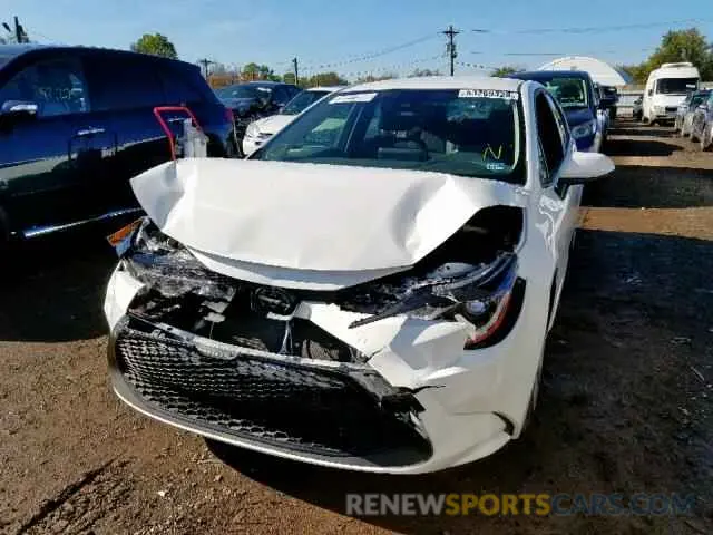 2 fotografías del automóvil dañado JTDEPRAE3LJ038076 TOYOTA COROLLA 2020