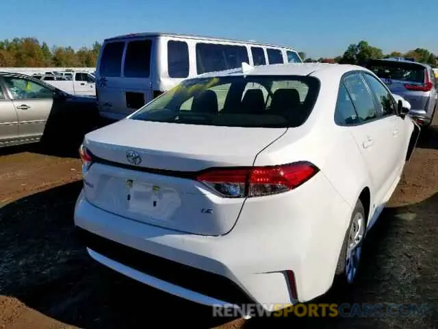4 fotografías del automóvil dañado JTDEPRAE3LJ038076 TOYOTA COROLLA 2020