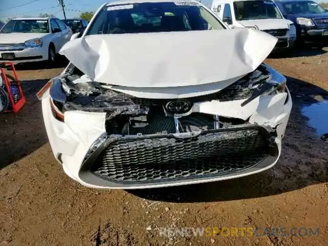 9 fotografías del automóvil dañado JTDEPRAE3LJ038076 TOYOTA COROLLA 2020
