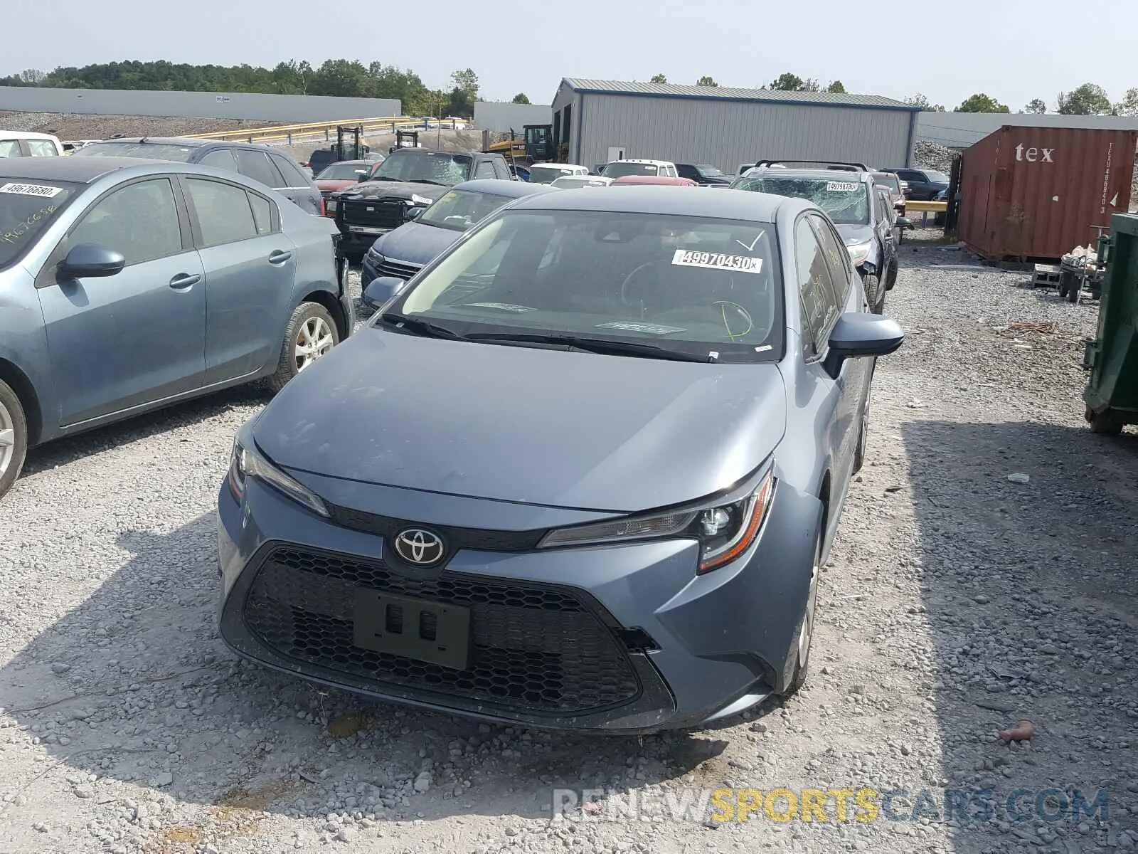 2 fotografías del automóvil dañado JTDEPRAE3LJ041298 TOYOTA COROLLA 2020