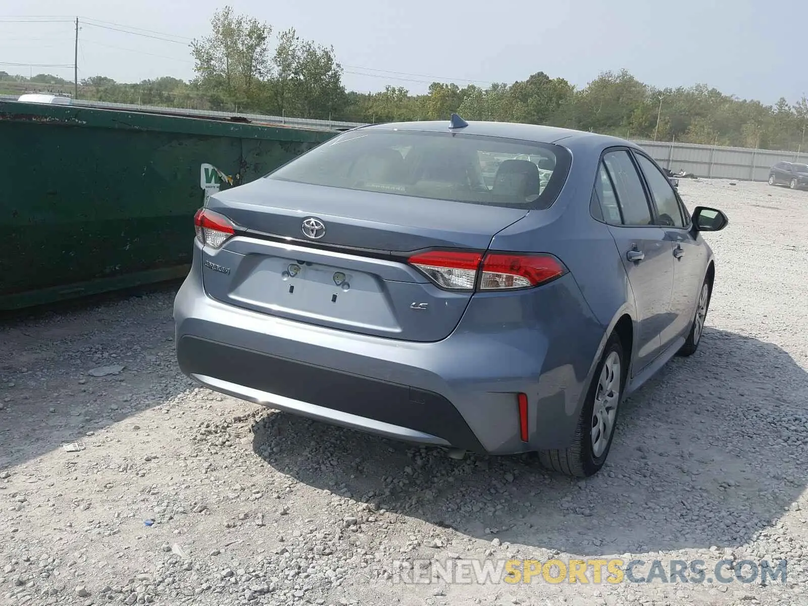 4 fotografías del automóvil dañado JTDEPRAE3LJ041298 TOYOTA COROLLA 2020