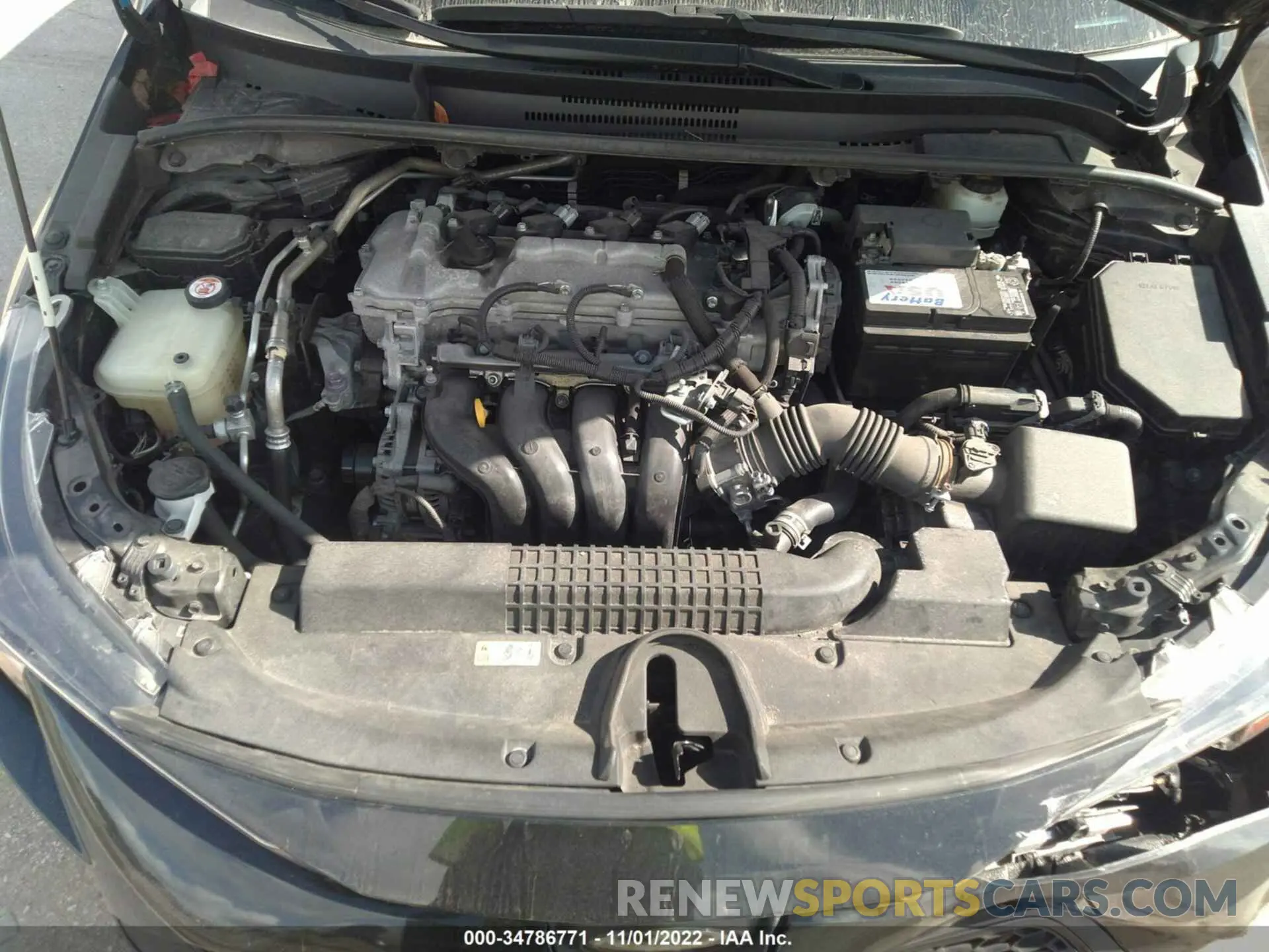 10 fotografías del automóvil dañado JTDEPRAE3LJ044279 TOYOTA COROLLA 2020