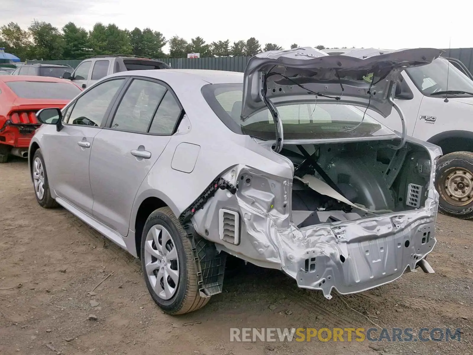 3 fotografías del automóvil dañado JTDEPRAE3LJ050048 TOYOTA COROLLA 2020