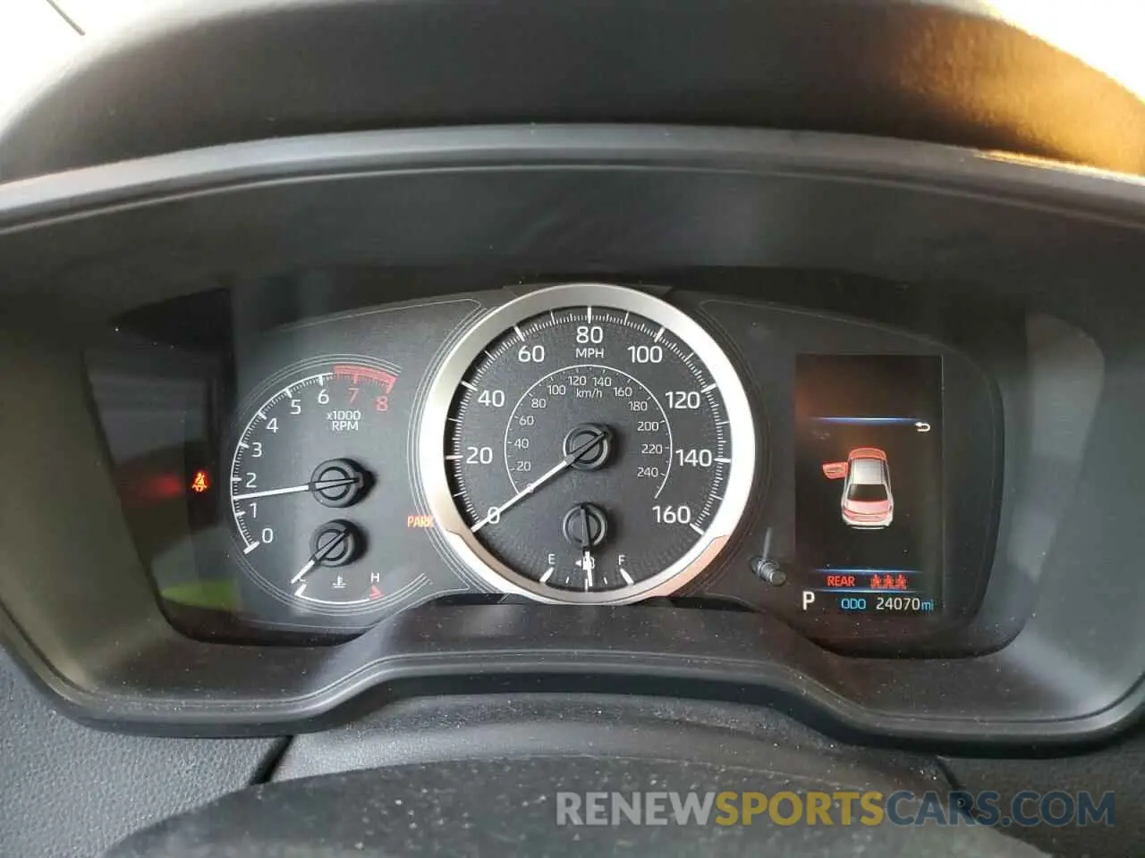 9 fotografías del automóvil dañado JTDEPRAE3LJ050678 TOYOTA COROLLA 2020