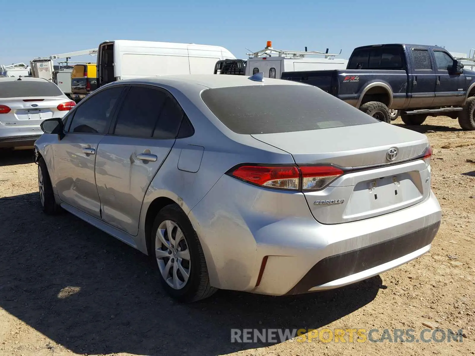 3 fotografías del automóvil dañado JTDEPRAE3LJ050924 TOYOTA COROLLA 2020