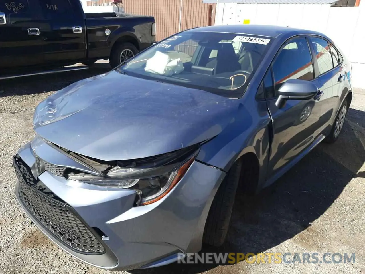 2 fotografías del automóvil dañado JTDEPRAE3LJ051930 TOYOTA COROLLA 2020