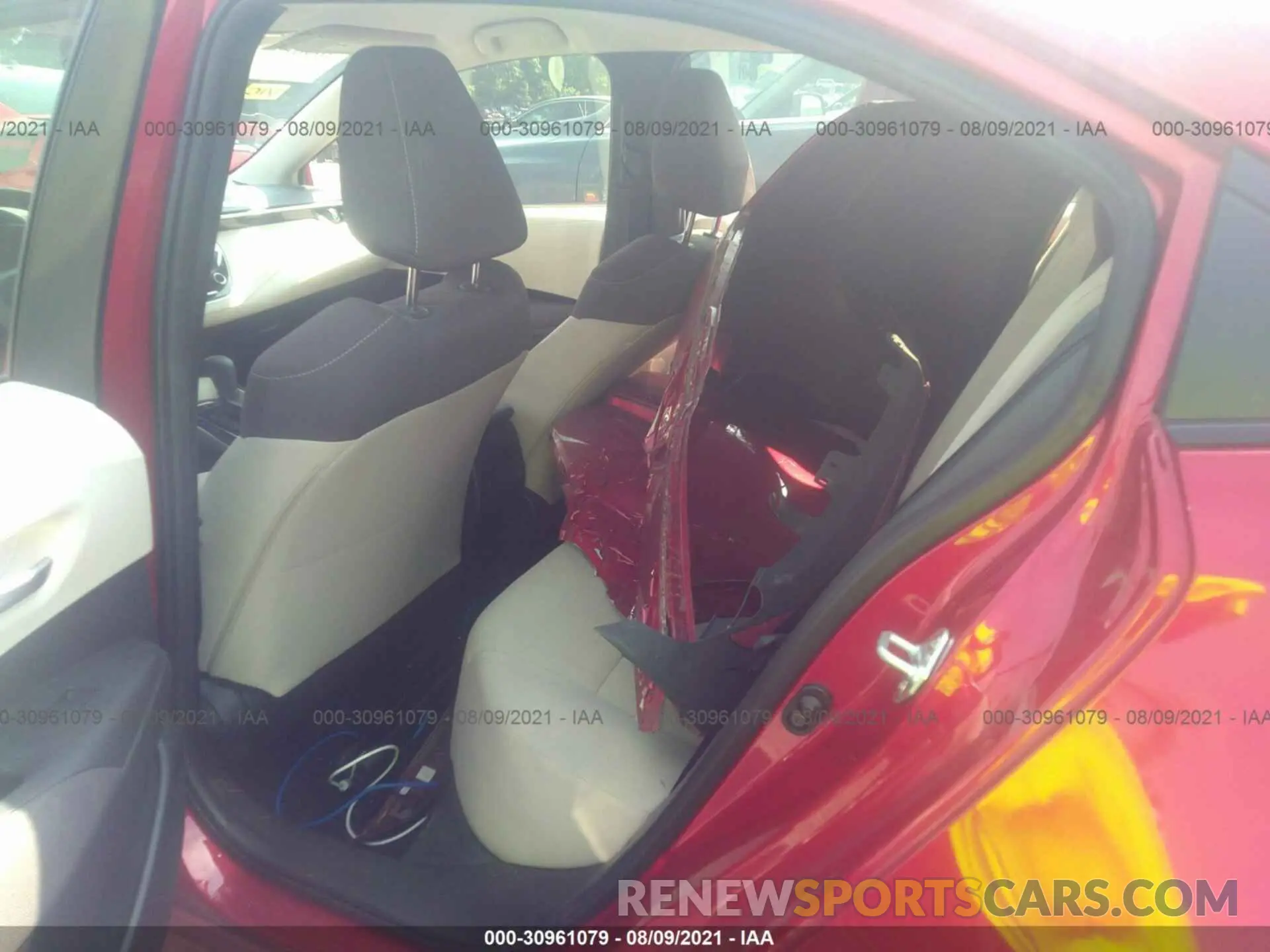 8 fotografías del automóvil dañado JTDEPRAE3LJ065228 TOYOTA COROLLA 2020