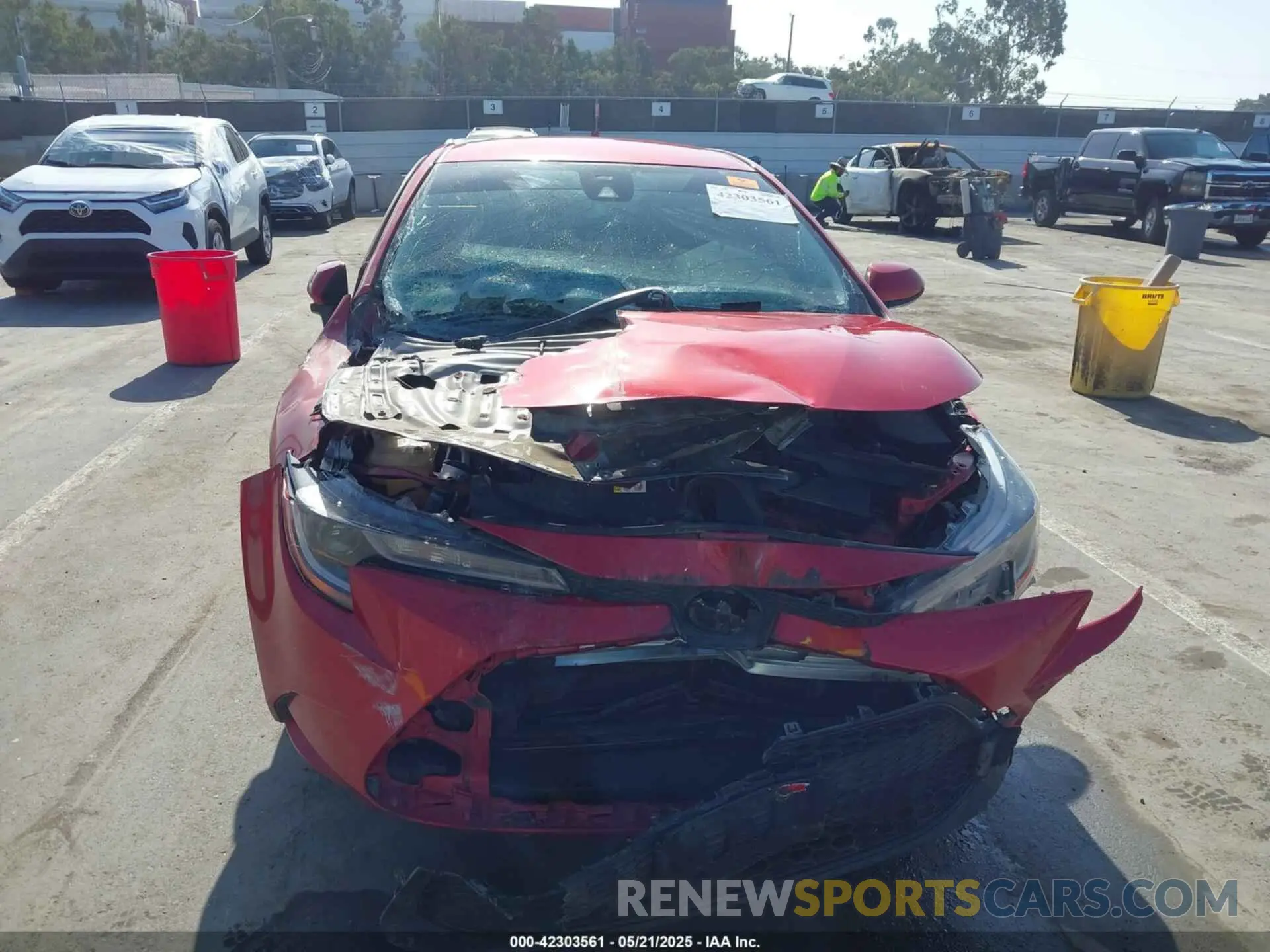 12 fotografías del automóvil dañado JTDEPRAE3LJ066962 TOYOTA COROLLA 2020