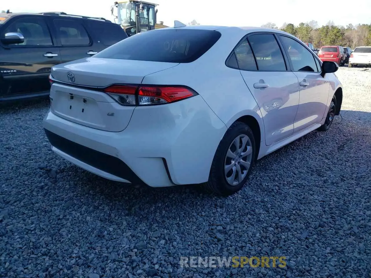 4 fotografías del automóvil dañado JTDEPRAE3LJ070719 TOYOTA COROLLA 2020