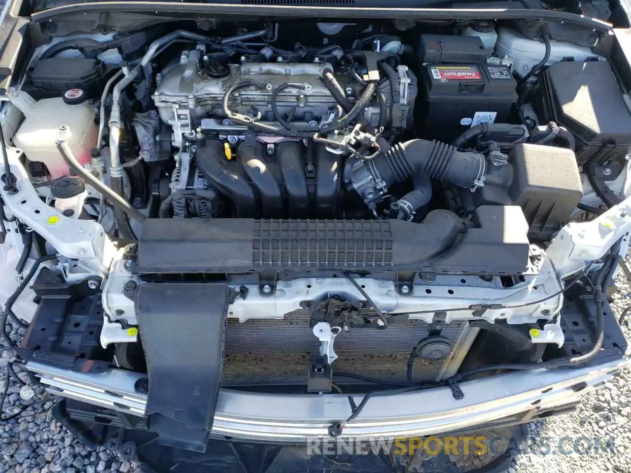 7 fotografías del automóvil dañado JTDEPRAE3LJ070719 TOYOTA COROLLA 2020