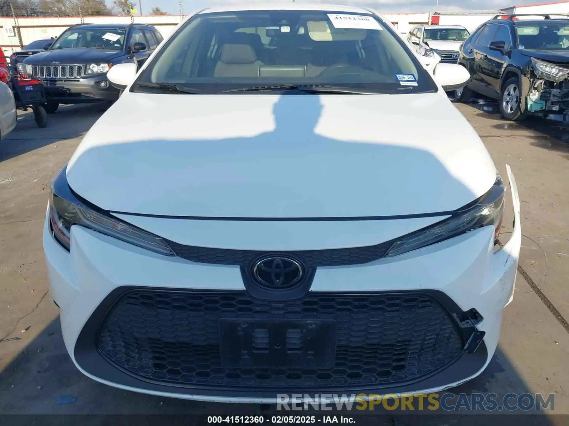 11 fotografías del automóvil dañado JTDEPRAE3LJ080067 TOYOTA COROLLA 2020