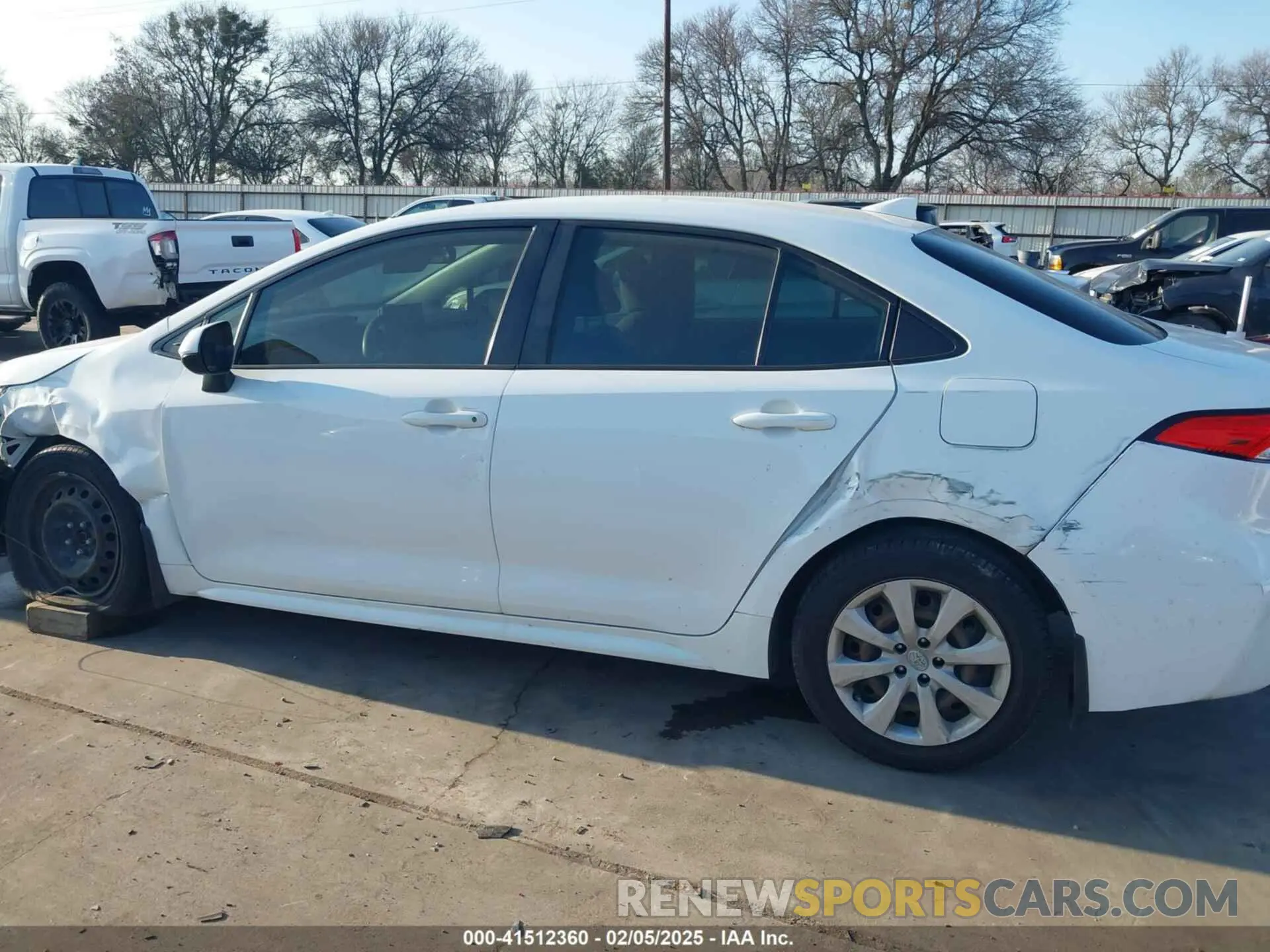 13 fotografías del automóvil dañado JTDEPRAE3LJ080067 TOYOTA COROLLA 2020