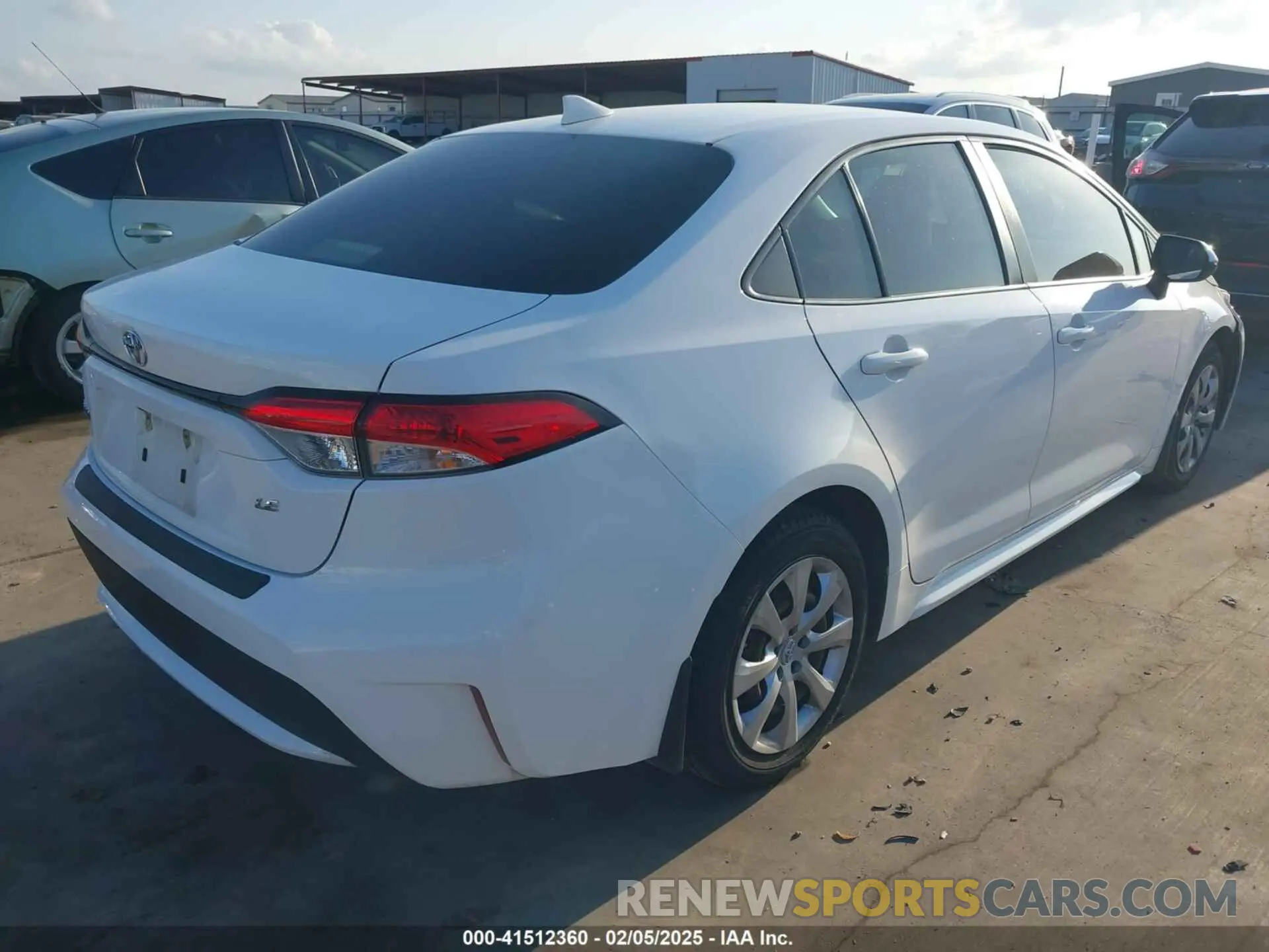 4 fotografías del automóvil dañado JTDEPRAE3LJ080067 TOYOTA COROLLA 2020