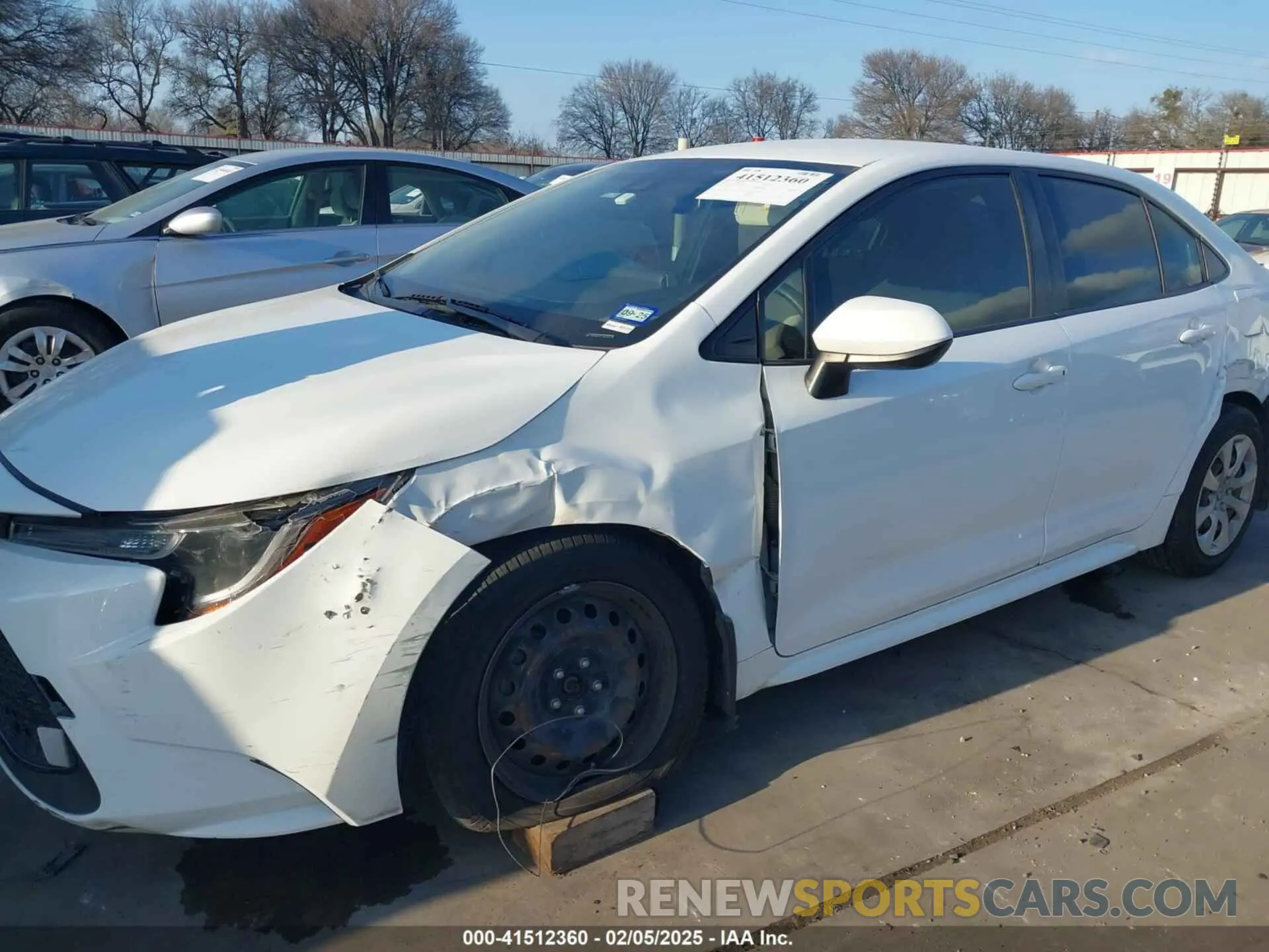 6 fotografías del automóvil dañado JTDEPRAE3LJ080067 TOYOTA COROLLA 2020