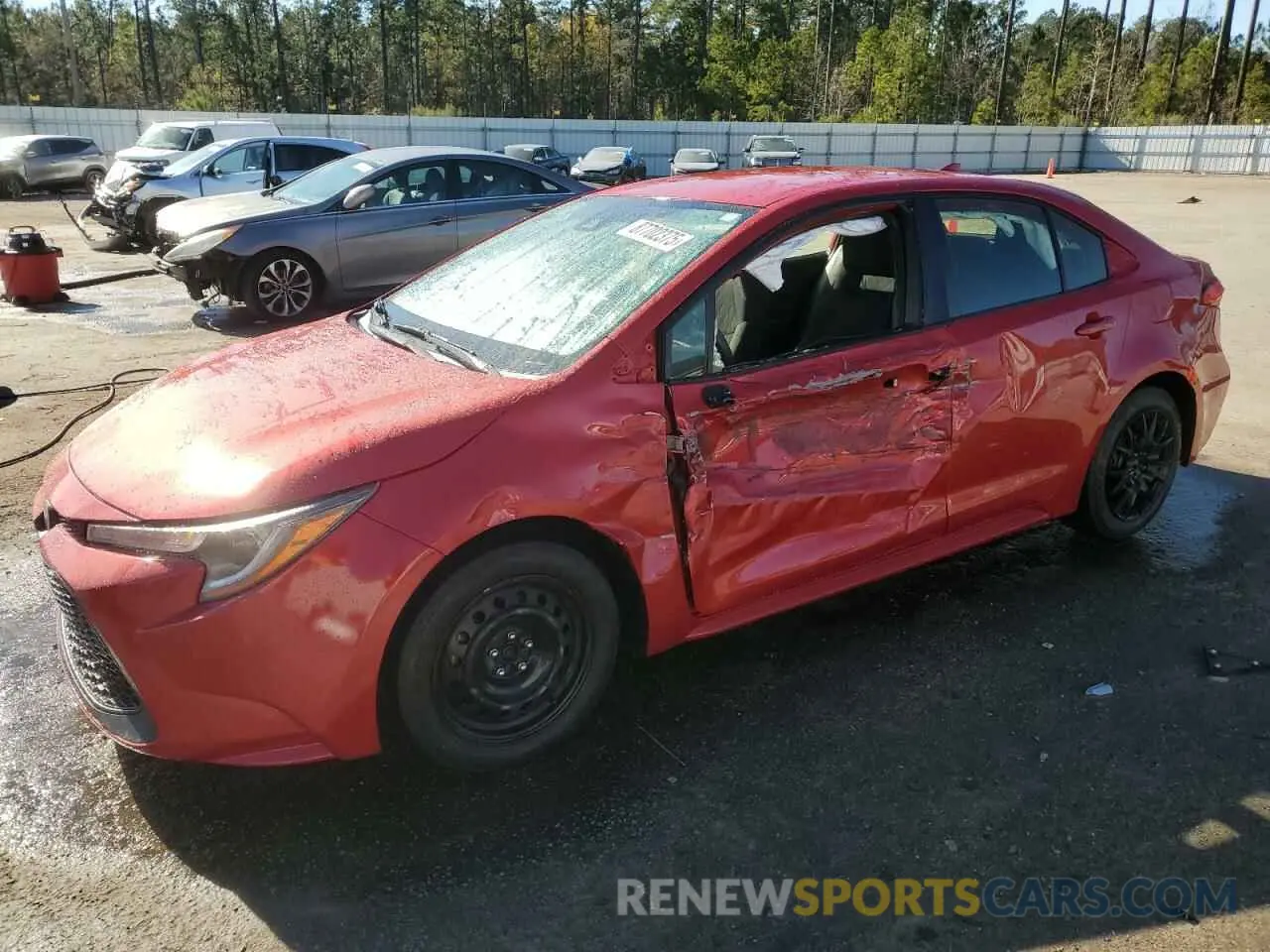 1 fotografías del automóvil dañado JTDEPRAE3LJ081042 TOYOTA COROLLA 2020