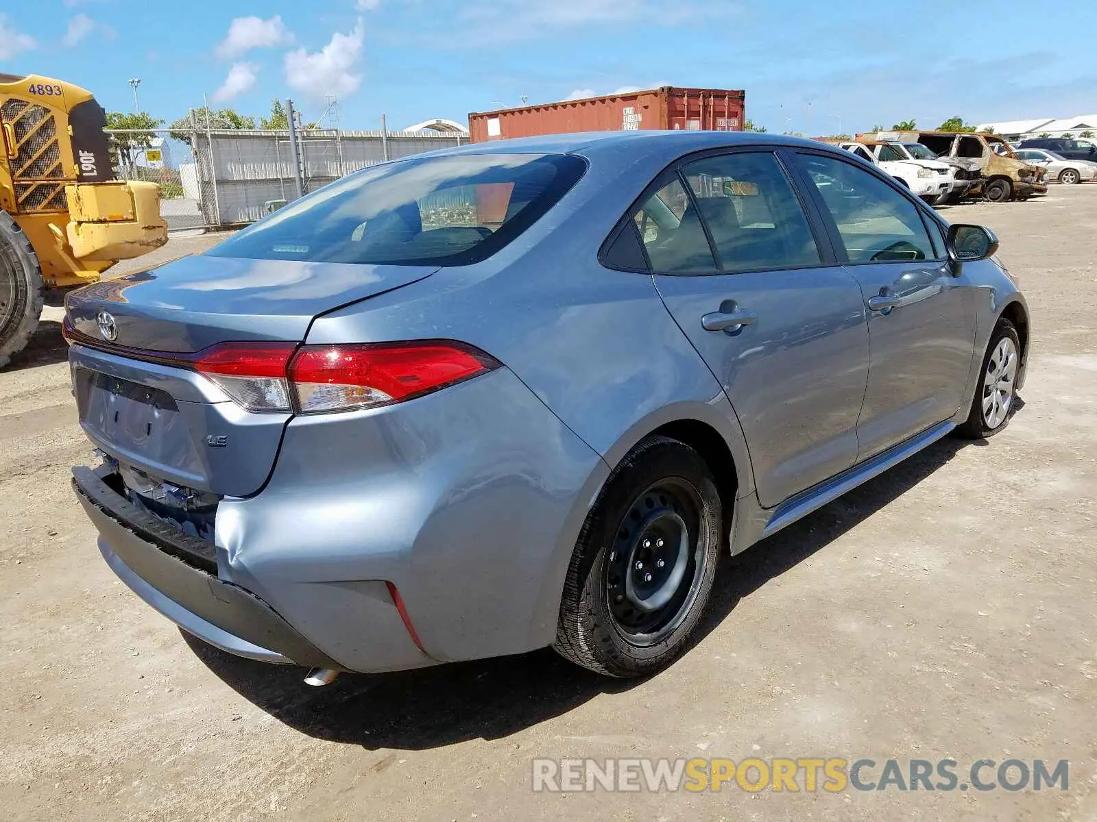4 fotografías del automóvil dañado JTDEPRAE3LJ081946 TOYOTA COROLLA 2020