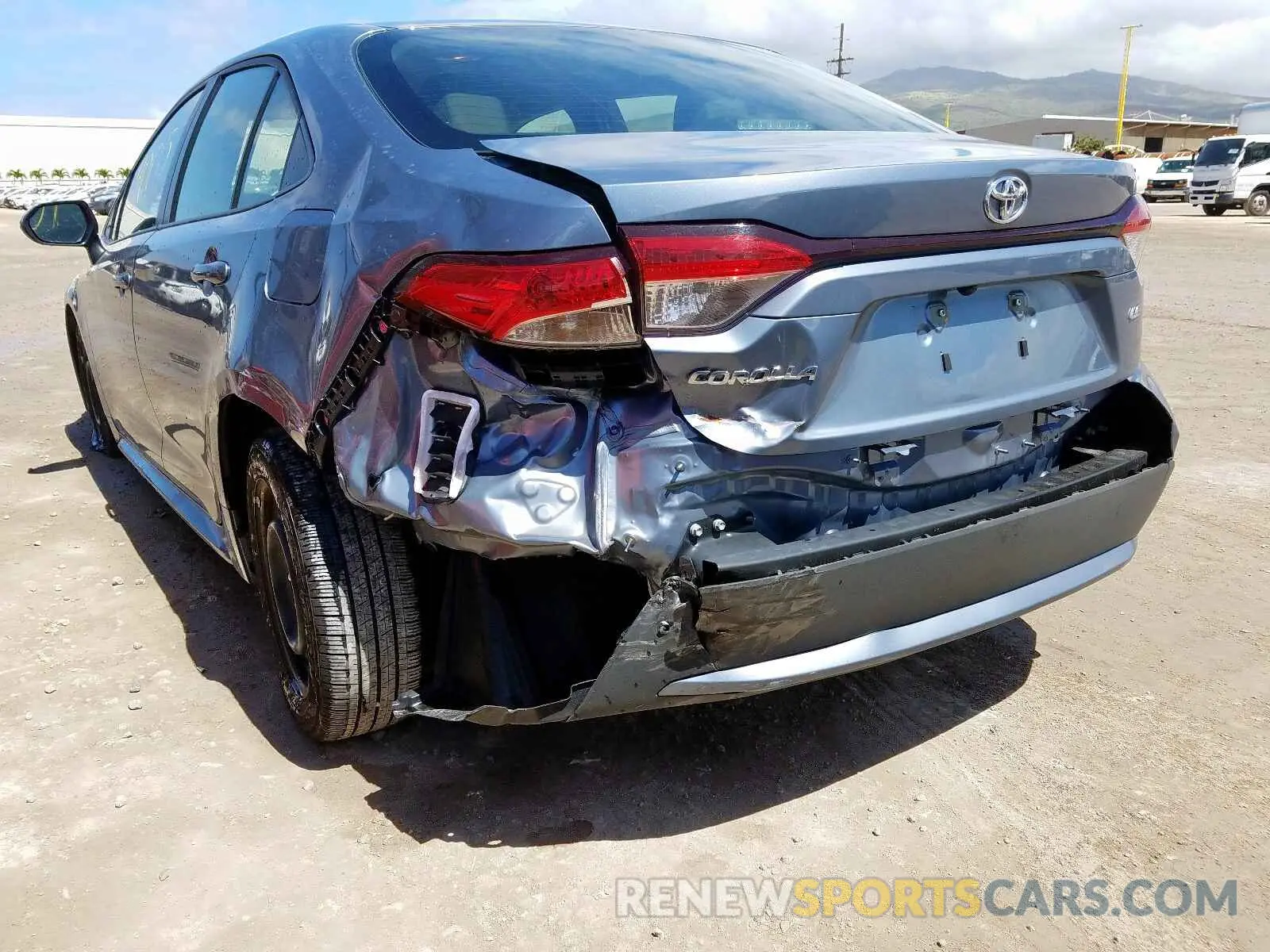 9 fotografías del automóvil dañado JTDEPRAE3LJ081946 TOYOTA COROLLA 2020