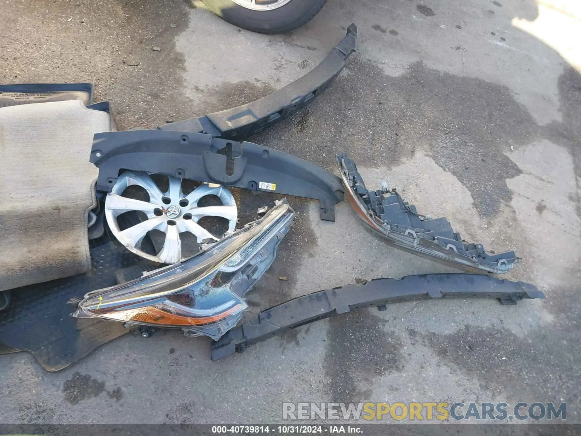 12 fotografías del automóvil dañado JTDEPRAE3LJ085088 TOYOTA COROLLA 2020