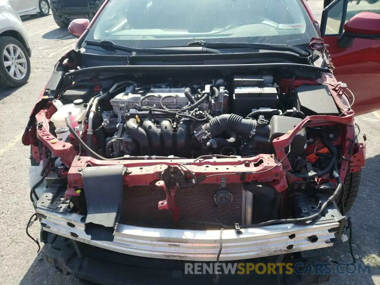 11 fotografías del automóvil dañado JTDEPRAE3LJ086712 TOYOTA COROLLA 2020