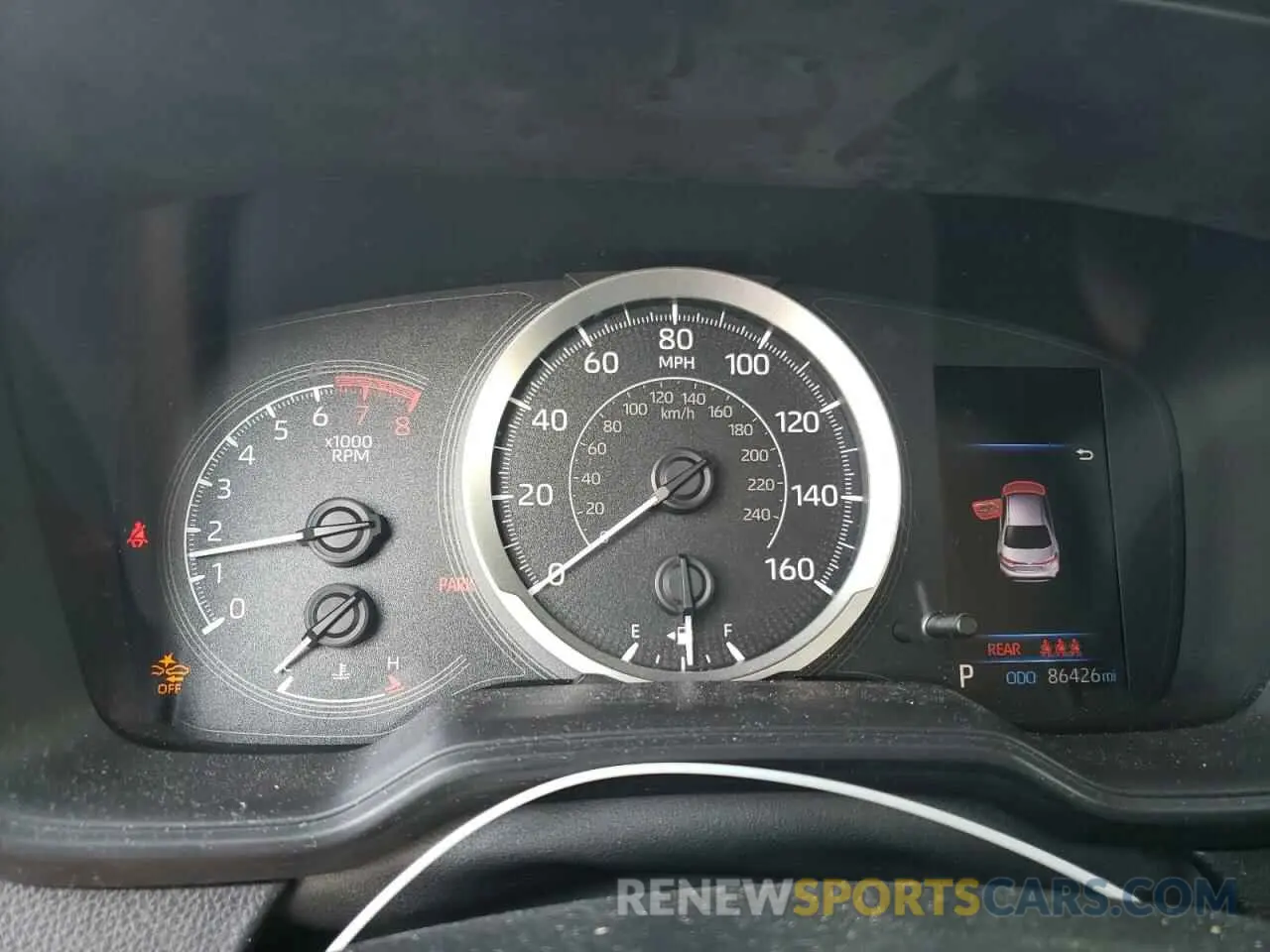 9 fotografías del automóvil dañado JTDEPRAE3LJ086712 TOYOTA COROLLA 2020