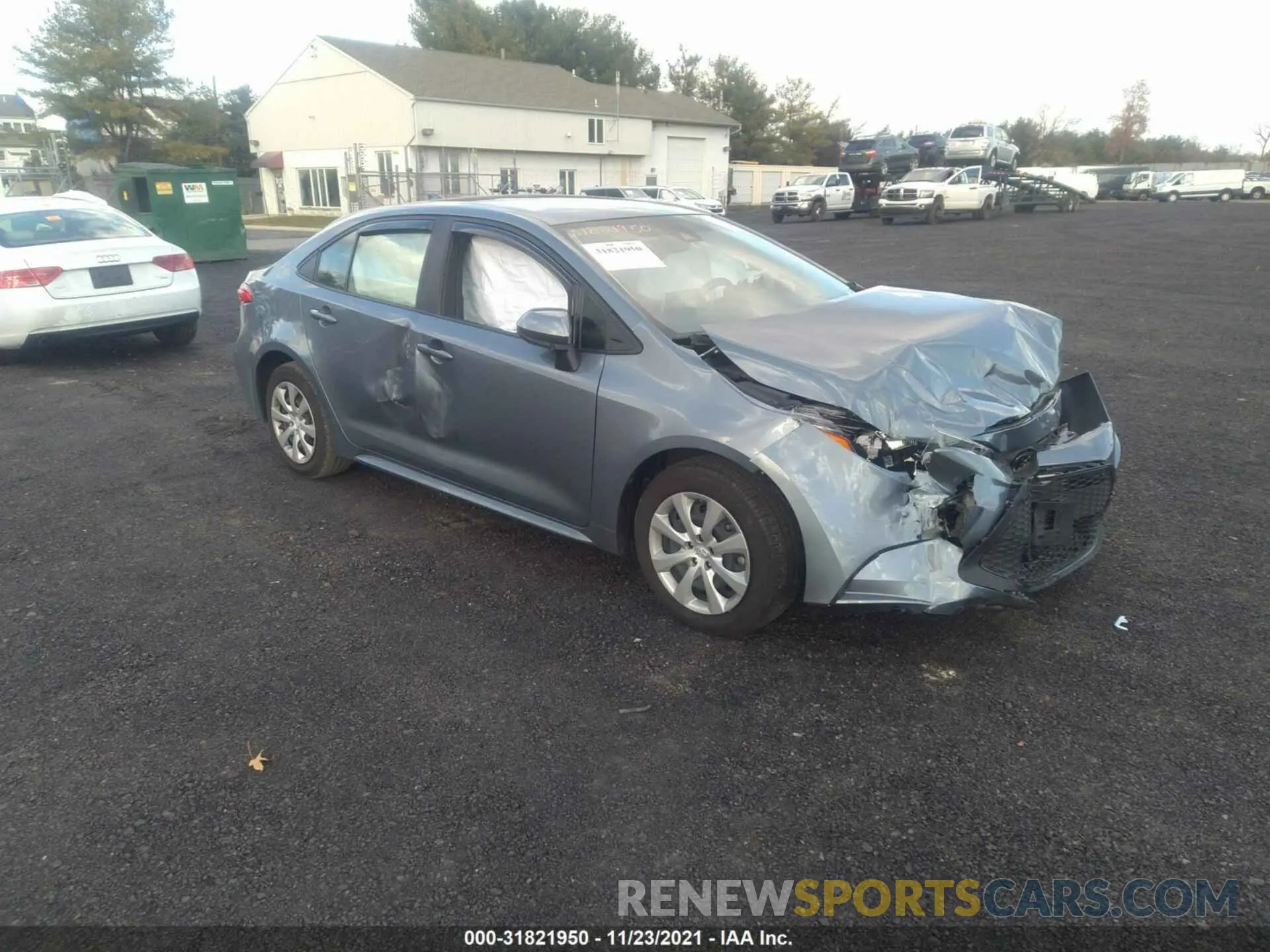 1 fotografías del automóvil dañado JTDEPRAE3LJ088704 TOYOTA COROLLA 2020
