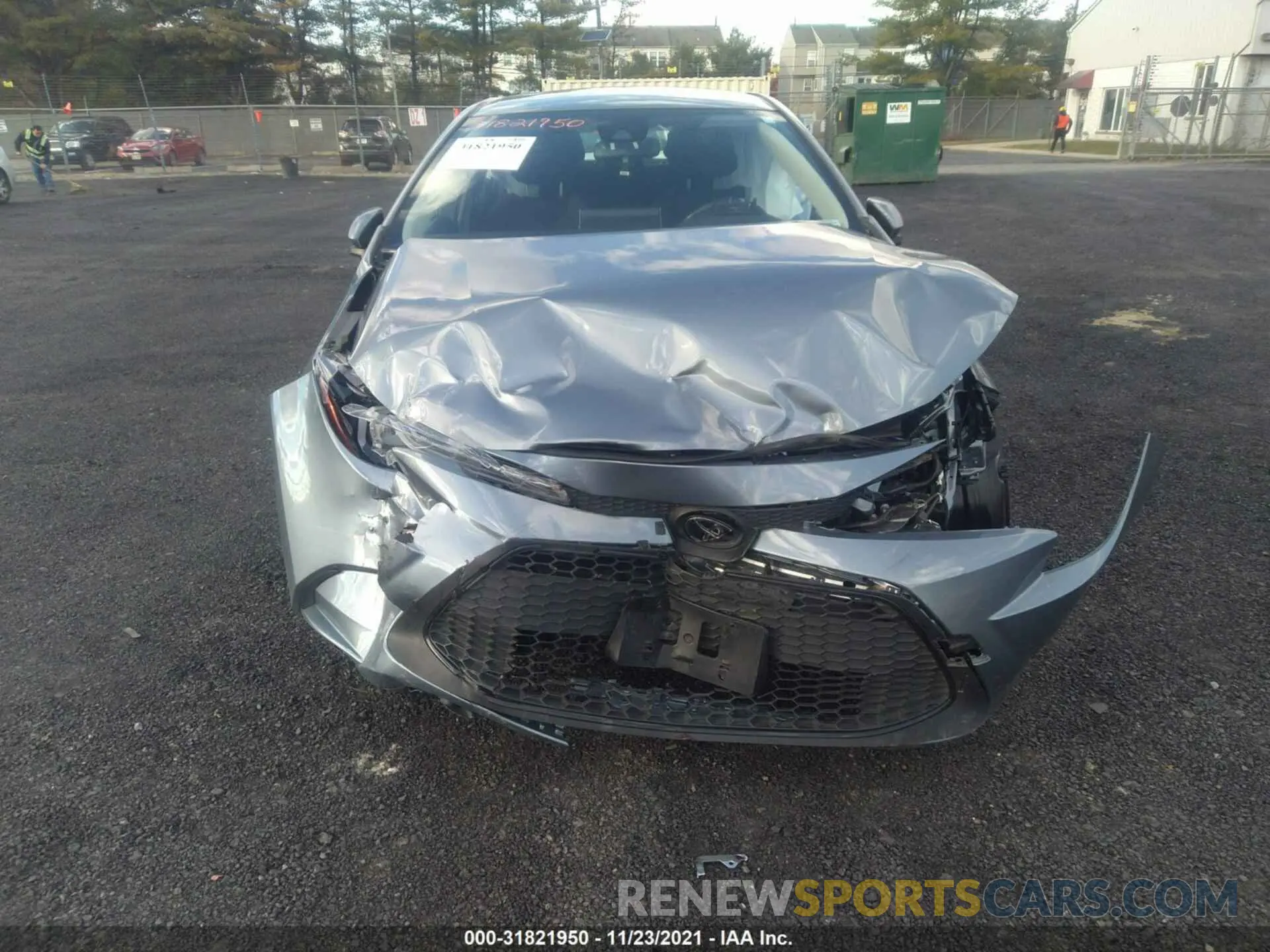 6 fotografías del automóvil dañado JTDEPRAE3LJ088704 TOYOTA COROLLA 2020