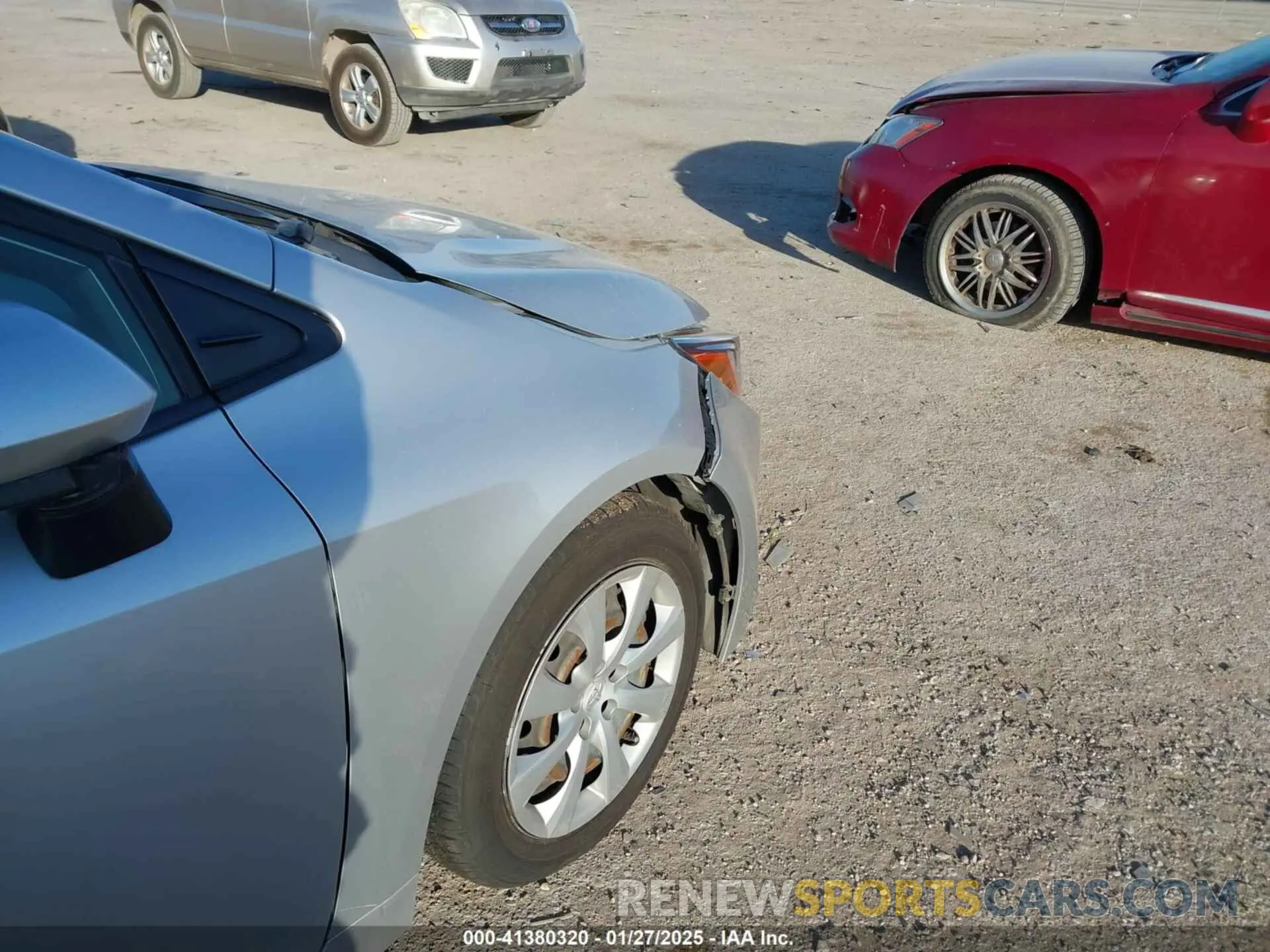 20 fotografías del automóvil dañado JTDEPRAE3LJ089383 TOYOTA COROLLA 2020