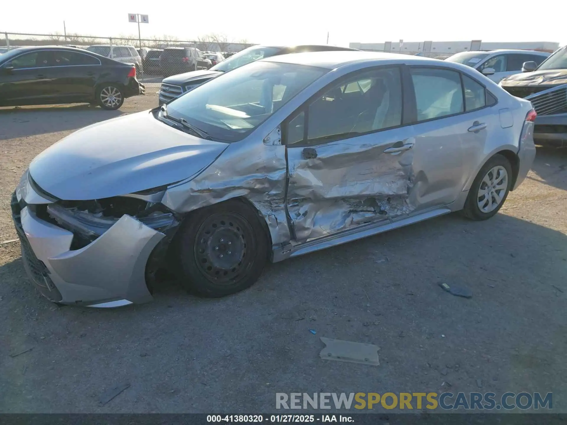 6 fotografías del automóvil dañado JTDEPRAE3LJ089383 TOYOTA COROLLA 2020