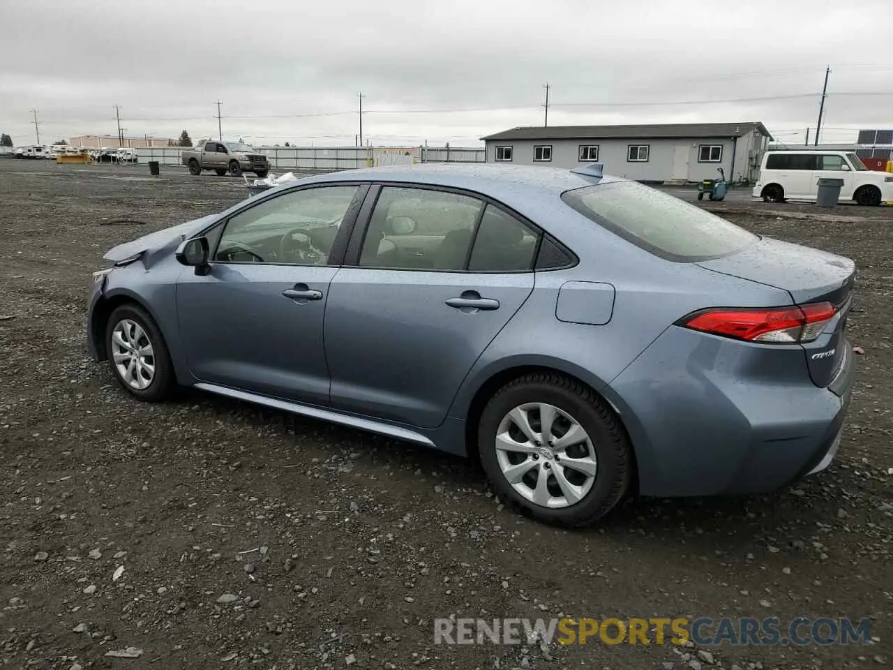 2 fotografías del automóvil dañado JTDEPRAE3LJ089769 TOYOTA COROLLA 2020