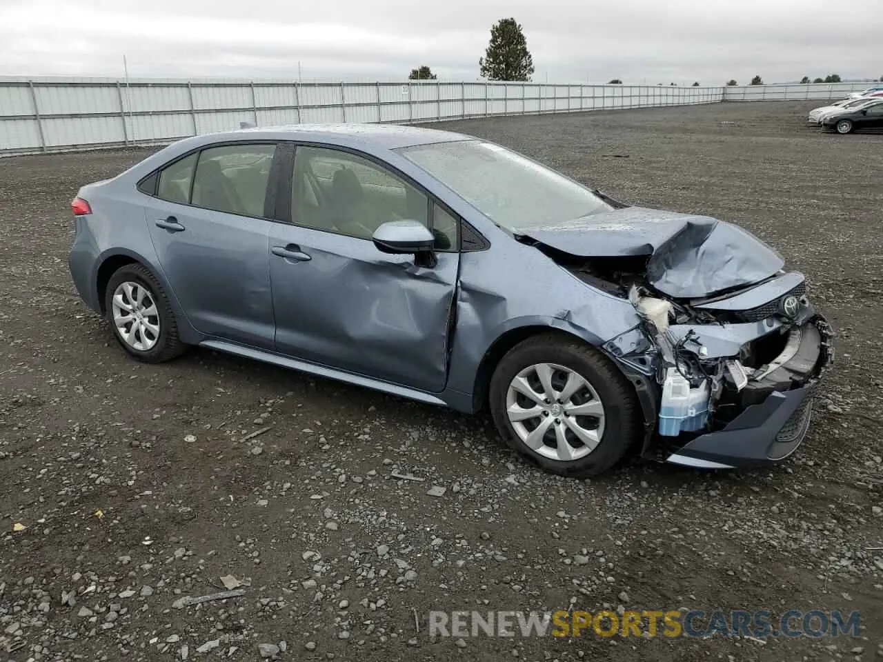 4 fotografías del automóvil dañado JTDEPRAE3LJ089769 TOYOTA COROLLA 2020