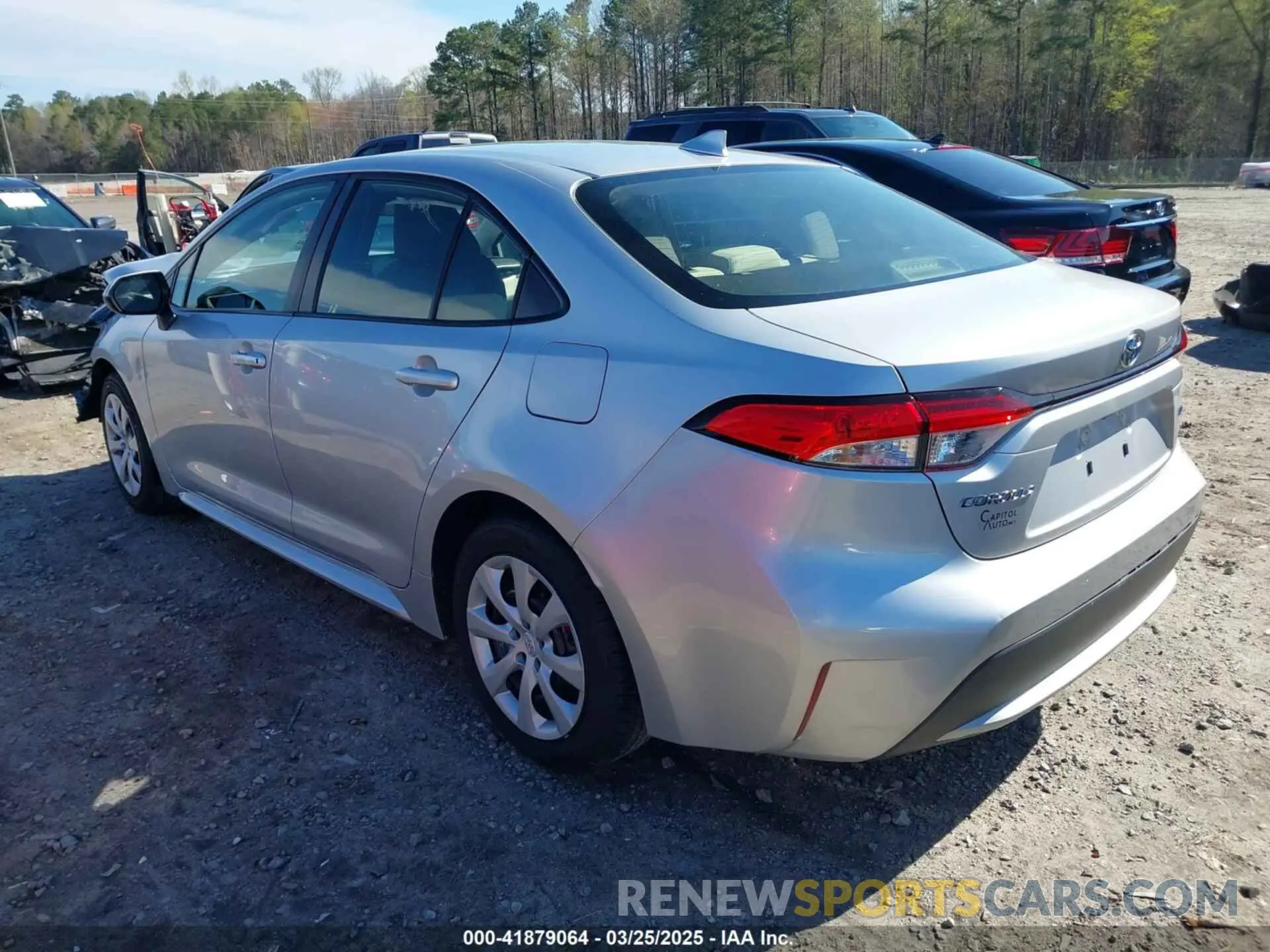 3 fotografías del automóvil dañado JTDEPRAE3LJ091554 TOYOTA COROLLA 2020