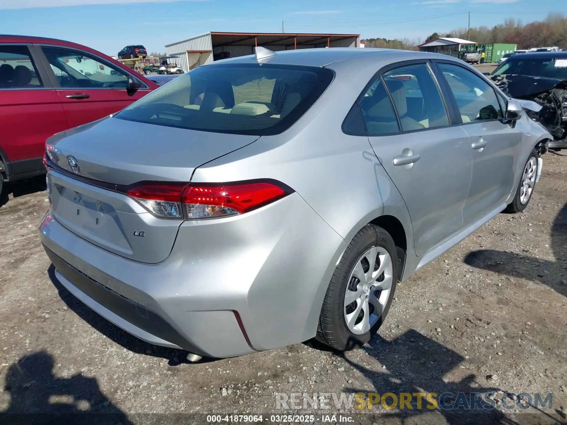 4 fotografías del automóvil dañado JTDEPRAE3LJ091554 TOYOTA COROLLA 2020