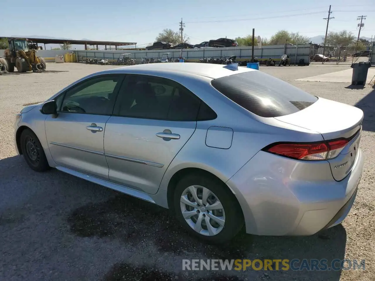 2 fotografías del automóvil dañado JTDEPRAE3LJ093675 TOYOTA COROLLA 2020