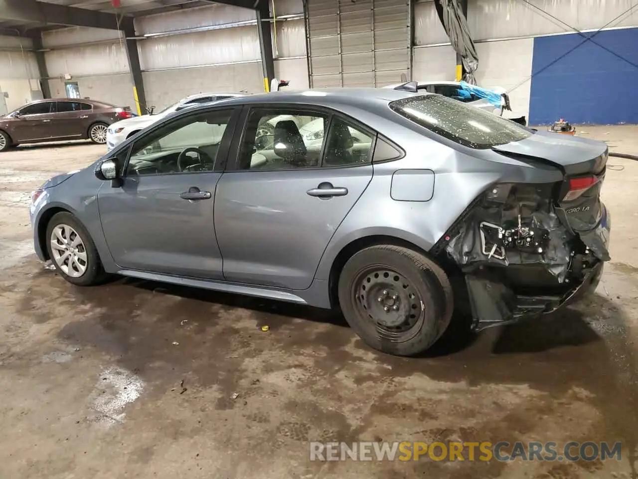 2 fotografías del automóvil dañado JTDEPRAE3LJ093742 TOYOTA COROLLA 2020