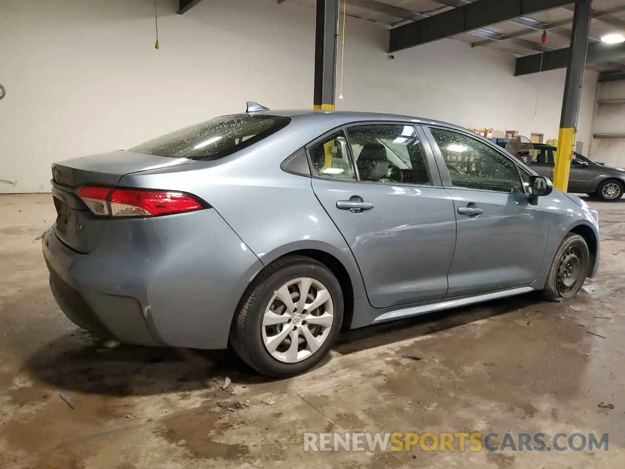 3 fotografías del automóvil dañado JTDEPRAE3LJ093742 TOYOTA COROLLA 2020
