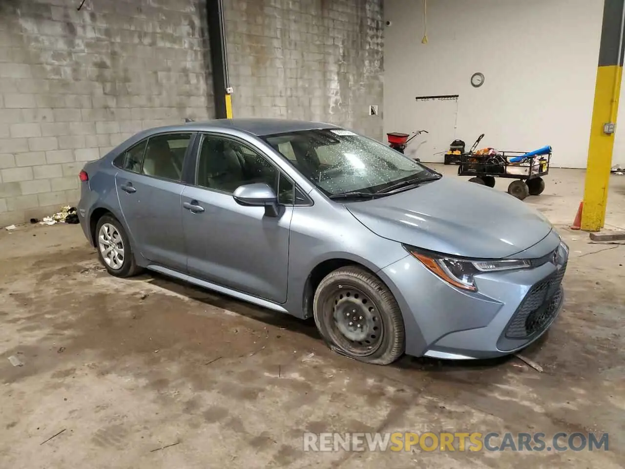 4 fotografías del automóvil dañado JTDEPRAE3LJ093742 TOYOTA COROLLA 2020