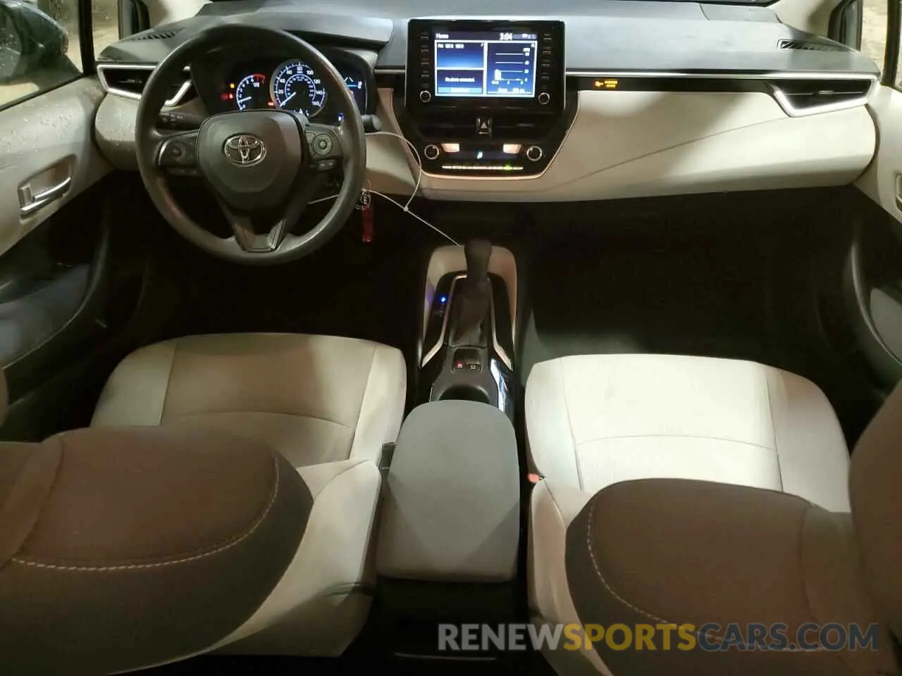 8 fotografías del automóvil dañado JTDEPRAE3LJ093742 TOYOTA COROLLA 2020