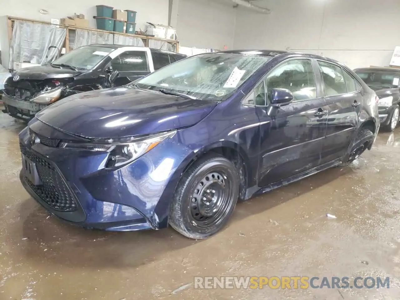 1 fotografías del automóvil dañado JTDEPRAE3LJ099587 TOYOTA COROLLA 2020