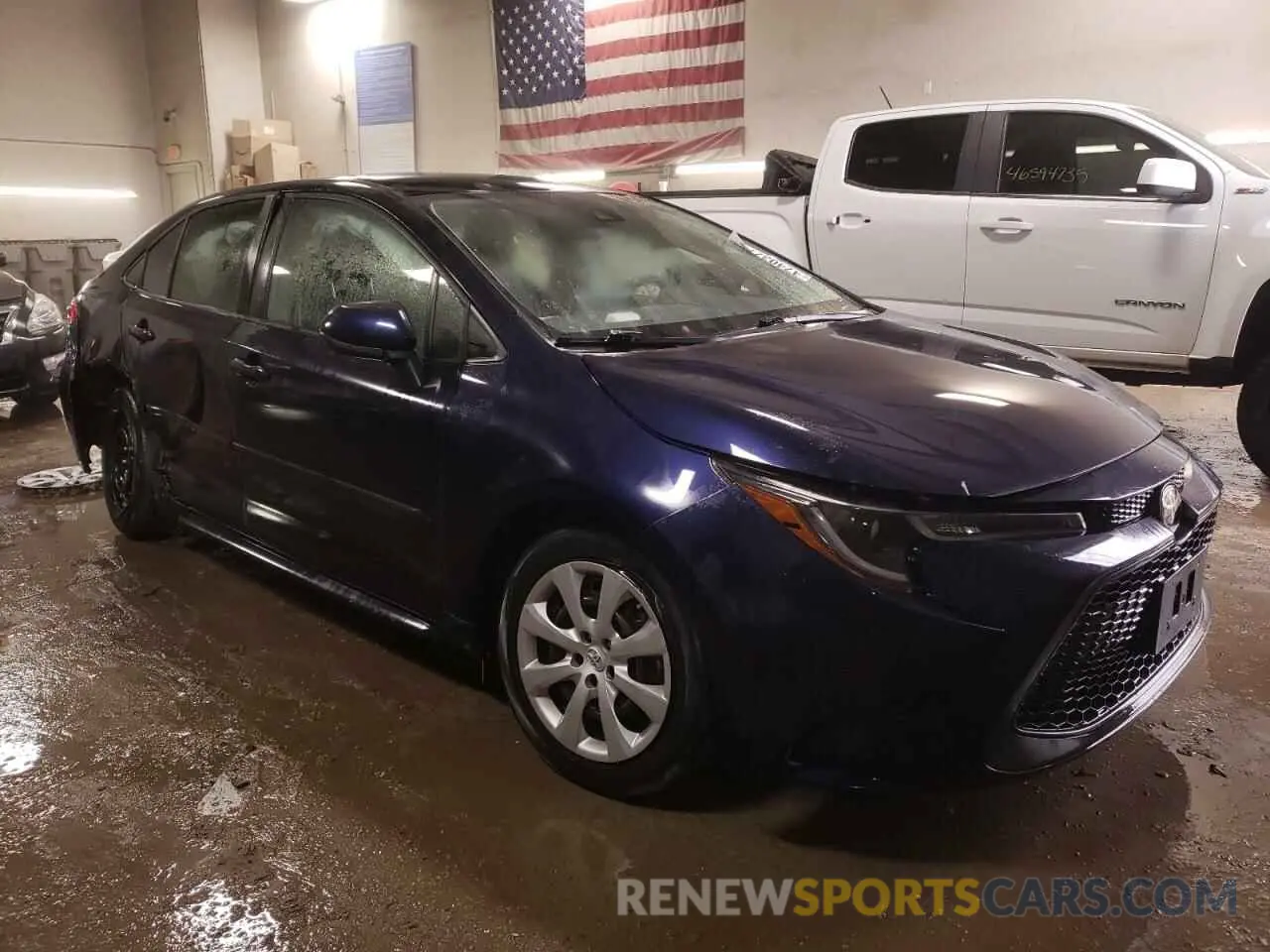4 fotografías del automóvil dañado JTDEPRAE3LJ099587 TOYOTA COROLLA 2020