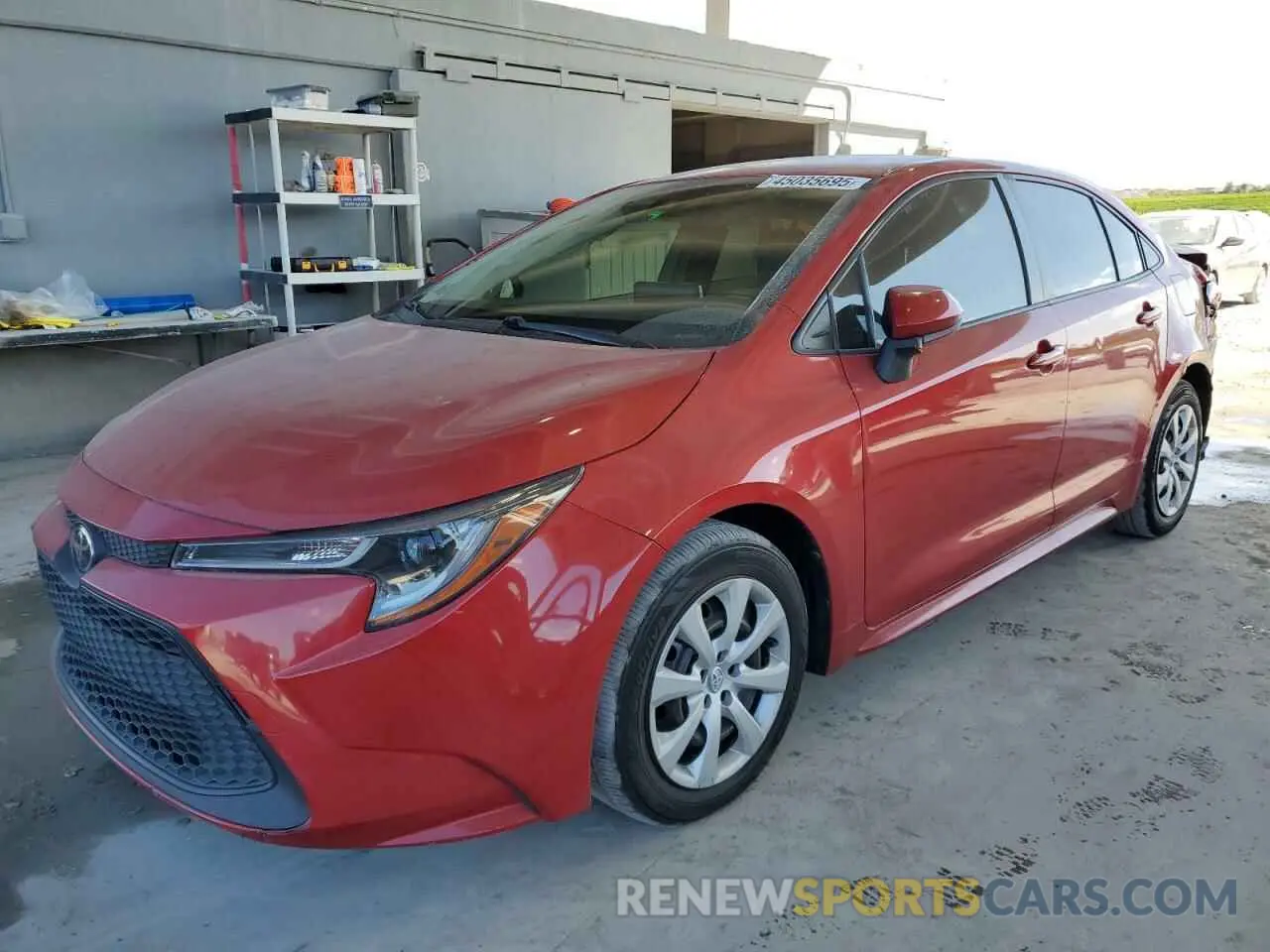 1 fotografías del automóvil dañado JTDEPRAE3LJ104190 TOYOTA COROLLA 2020