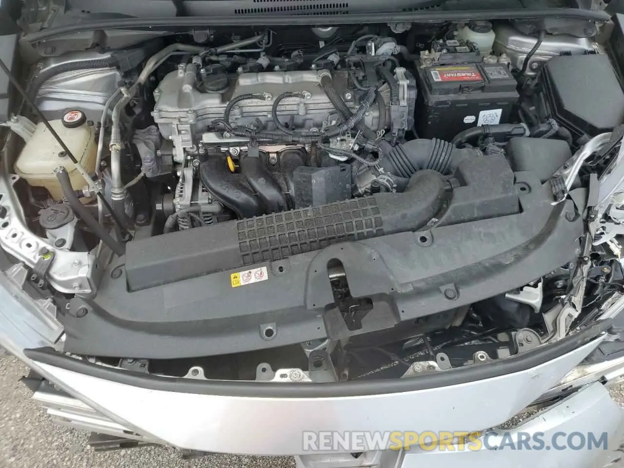 11 fotografías del automóvil dañado JTDEPRAE3LJ105484 TOYOTA COROLLA 2020