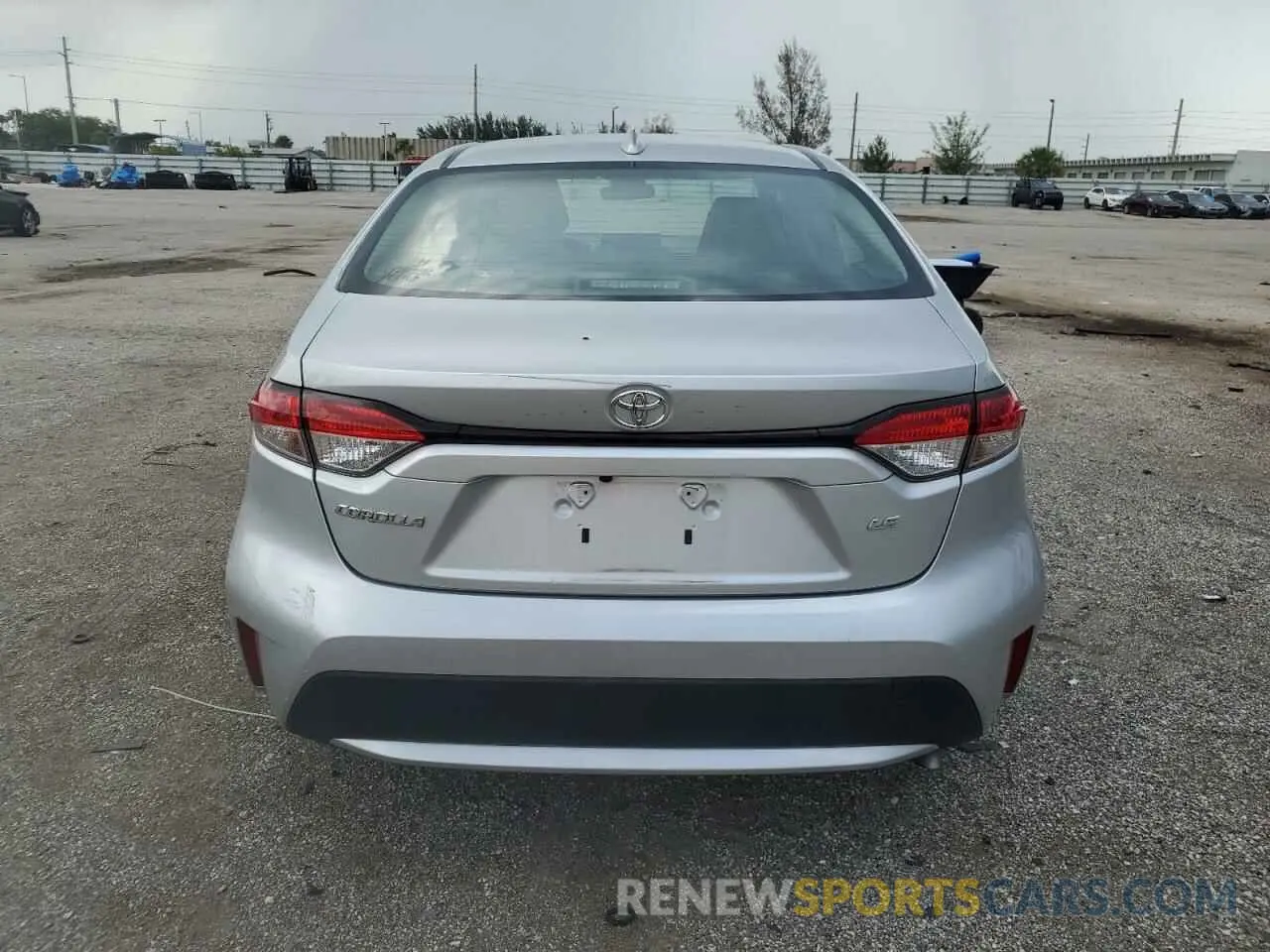 6 fotografías del automóvil dañado JTDEPRAE3LJ105484 TOYOTA COROLLA 2020