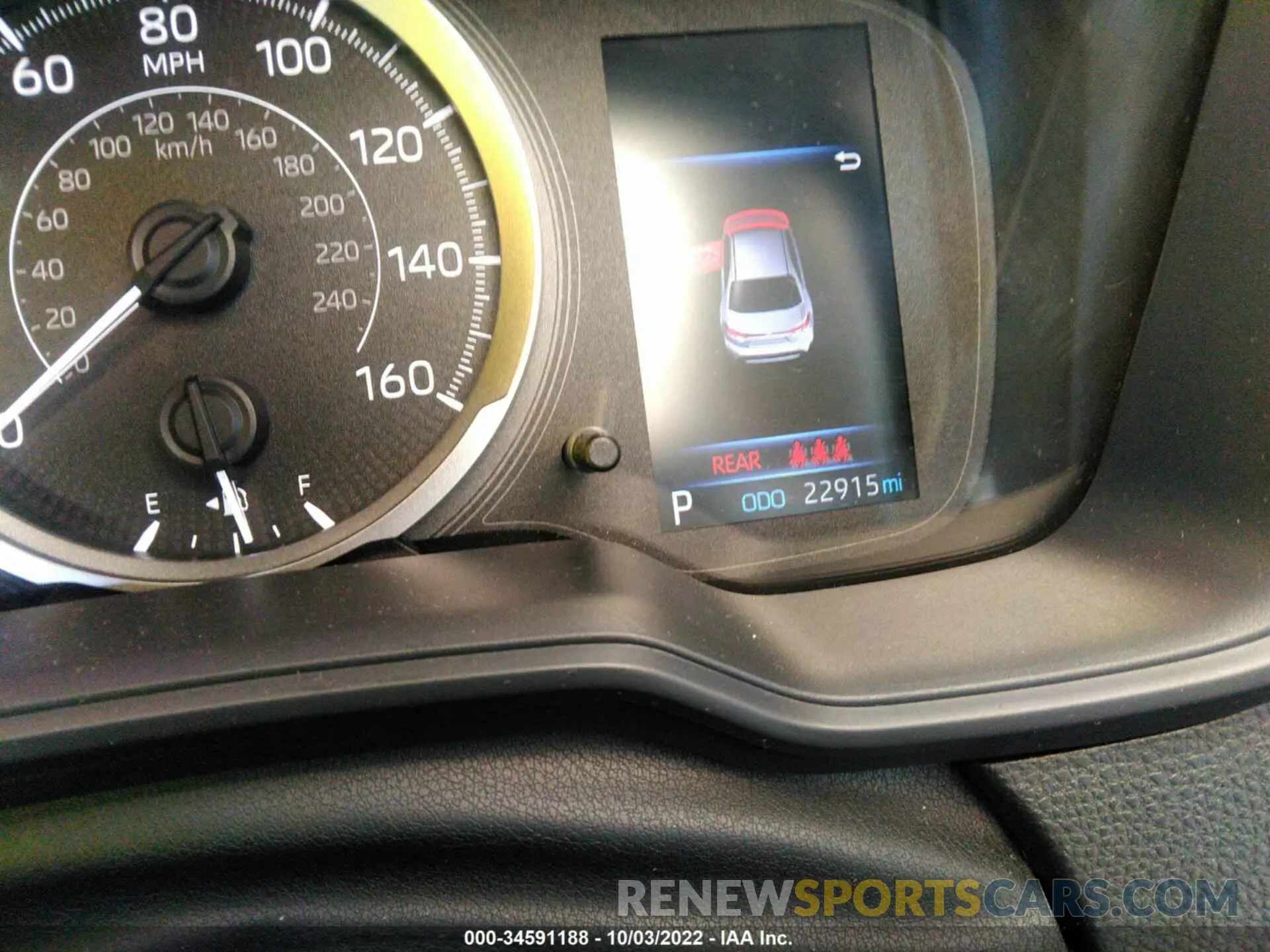7 fotografías del automóvil dañado JTDEPRAE4LJ002784 TOYOTA COROLLA 2020